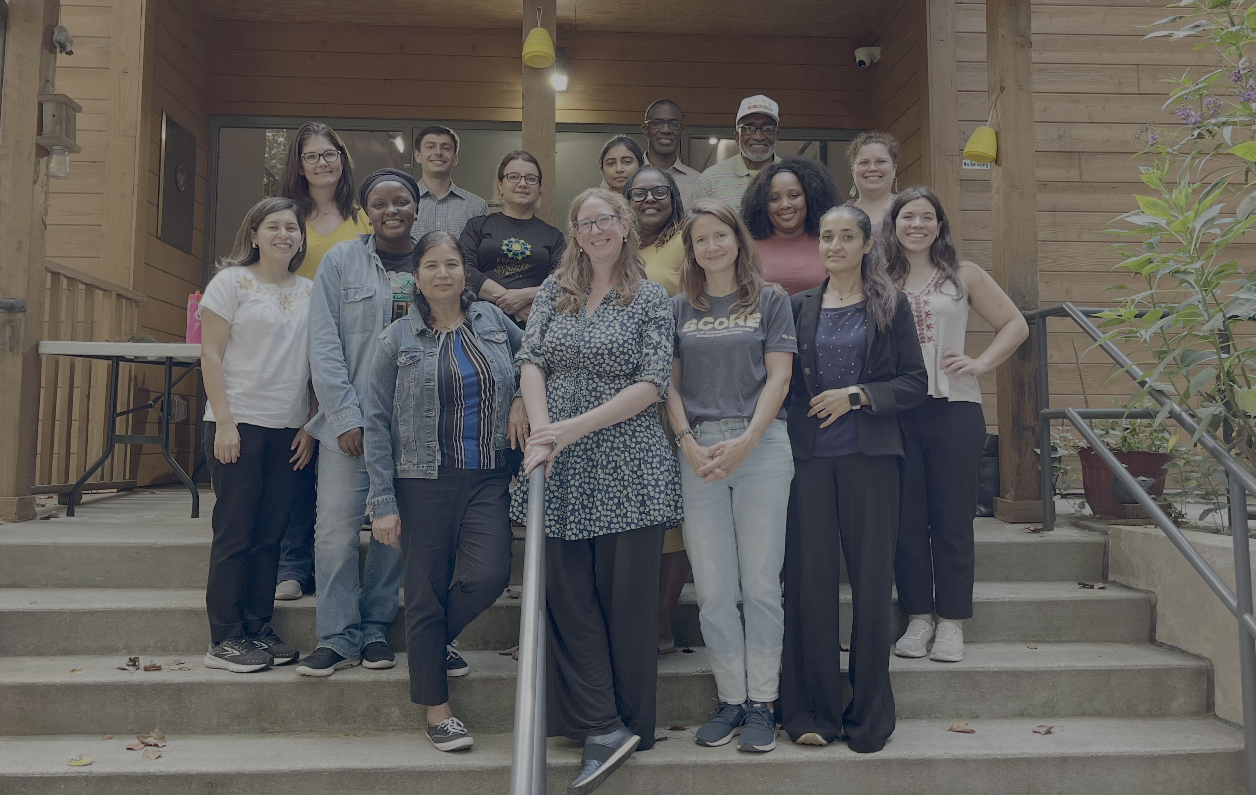 Participants pictured at WAWA’s Outdoor Classroom, the product of a multi - year SCoRE - WAWA partnership.